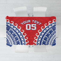 Custom Tuamotu Archipelago Tablecloth Polynesian Tribal Tattoo
