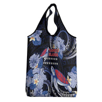 Tuamotu Islands Grocery Bag Polynesian Pattern With Turtle