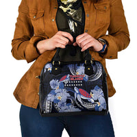 Tuamotu Islands Shoulder Handbag Polynesian Pattern With Turtle