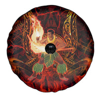 Samoa Siva Afi Festival Spare Tire Cover Fire Knife Dancing