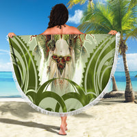 New Zealand Maori Fairy Patupaiarehe Beach Blanket Polynesian Style