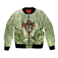 New Zealand Maori Fairy Patupaiarehe Bomber Jacket Polynesian Style LT05 Unisex Red - Polynesian Pride