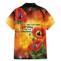 ANZAC Day Red Poppy Family Matching Mermaid Dress and Hawaiian Shirt Honoring The ANZAC Spirit