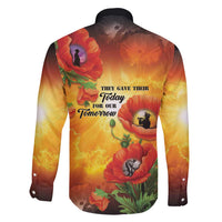 ANZAC Day Red Poppy Family Matching Mermaid Dress and Hawaiian Shirt Honoring The ANZAC Spirit