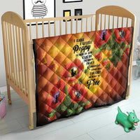 ANZAC Day Red Poppy Quilt Honoring The ANZAC Spirit