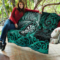 New Zealand Darts Quilt Maori Koru Dartboard Turquoise Flame