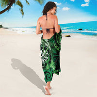 New Zealand Darts Sarong Maori Koru Dartboard Green Flame