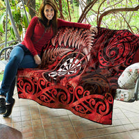 New Zealand Darts Quilt Maori Koru Dartboard Red Flame