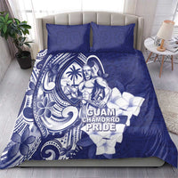 Guam Chief Quipuha Bedding Set Polynesian Pattern With Guasali Flowers