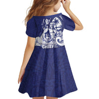 Guam Chief Quipuha Family Matching Off Shoulder Maxi Dress and Hawaiian Shirt Polynesian Pattern With Guasali Flowers