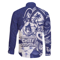 Guam Chief Quipuha Family Matching Short Sleeve Bodycon Dress and Hawaiian Shirt Polynesian Pattern With Guasali Flowers