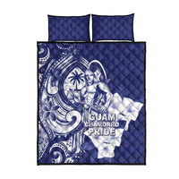 Guam Chief Quipuha Quilt Bed Set Polynesian Pattern With Guasali Flowers