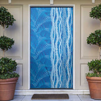 Hawaii Prince Kuhio Door Cover Blue Hawaiian Lau Maia With Leis LT05 Blue - Polynesian Pride