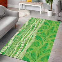 Hawaii Prince Kuhio Area Rug Lime Green Hawaiian Lau Maia With Leis
