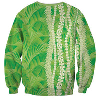 Hawaii Prince Kuhio Sweatshirt Lime Green Hawaiian Lau Maia With Leis