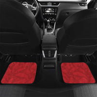 Hawaii Prince Kuhio Car Mats Red Hawaiian Lau Maia With Leis