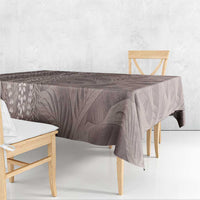 Hawaii Prince Kuhio Tablecloth Mocha Hawaiian Lau Maia With Leis