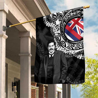 Hawaii Prince Kuhio Garden Flag Hawaiian Maile Lei