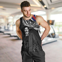 Personalised Hawaii Prince Kuhio Men Tank Top Hawaiian Maile Lei