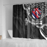 Hawaii Prince Kuhio Shower Curtain Hawaiian Maile Lei