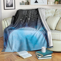 New Zealand Matariki Blanket Pleiades Star Cluster Blue Galaxy LT05 Blue - Polynesian Pride
