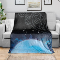 New Zealand Matariki Blanket Pleiades Star Cluster Blue Galaxy LT05 - Polynesian Pride