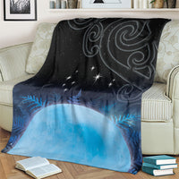 New Zealand Matariki Blanket Pleiades Star Cluster Blue Galaxy LT05 - Polynesian Pride