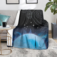 New Zealand Matariki Blanket Pleiades Star Cluster Blue Galaxy LT05 - Polynesian Pride
