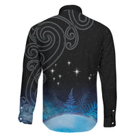 New Zealand Matariki Family Matching Tank Maxi Dress and Hawaiian Shirt Pleiades Star Cluster Blue Galaxy LT05 - Polynesian Pride