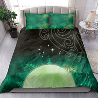 New Zealand Matariki Bedding Set Pleiades Star Cluster Green Galaxy LT05 - Polynesian Pride