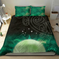 New Zealand Matariki Bedding Set Pleiades Star Cluster Green Galaxy LT05 - Polynesian Pride
