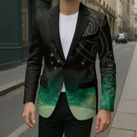 New Zealand Matariki Blazer Pleiades Star Cluster Green Galaxy LT05 - Polynesian Pride