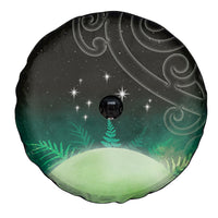 New Zealand Matariki Spare Tire Cover Pleiades Star Cluster Green Galaxy LT05 - Polynesian Pride