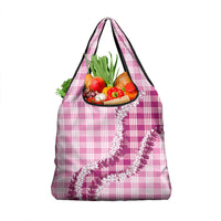 Pink Hawaii Palaka Grocery Bag Hawaiian Honohono Lei LT05 1-pack One Size Pink - Polynesian Pride