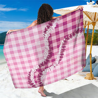 Pink Hawaii Palaka Sarong Hawaiian Honohono Lei LT05 One Size 44 x 66 inches Pink - Polynesian Pride