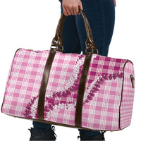 Pink Hawaii Palaka Travel Bag Hawaiian Honohono Lei