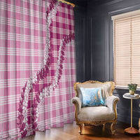 Pink Hawaii Palaka Window Curtain Hawaiian Honohono Lei LT05 - Polynesian Pride