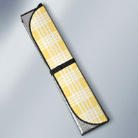 Yellow Hawaii Palaka Auto Sun Shade Hawaiian Honohono Lei LT05 - Polynesian Pride