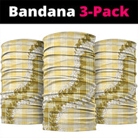 Yellow Hawaii Palaka Neck Gaiter Hawaiian Honohono Lei LT05 package One Size: 25*50cm Yellow - Polynesian Pride