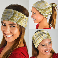 Yellow Hawaii Palaka Neck Gaiter Hawaiian Honohono Lei LT05 - Polynesian Pride