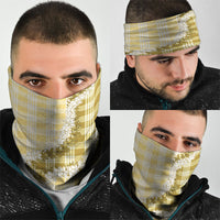 Yellow Hawaii Palaka Neck Gaiter Hawaiian Honohono Lei LT05 - Polynesian Pride