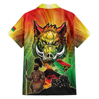 Vanuatu July 30th 1980 Family Matching Off Shoulder Maxi Dress and Hawaiian Shirt Happy Independence Day - Polynesian Pride