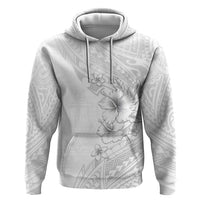 Lotu Tamaiti Samoa Hoodie White Sunday Polynesian Tribal Pattern Elegant Style LT05 Pullover Hoodie White - Polynesian Pride