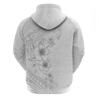 Lotu Tamaiti Samoa Hoodie White Sunday Polynesian Tribal Pattern Elegant Style LT05 - Polynesian Pride
