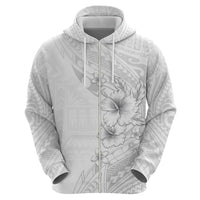 Lotu Tamaiti Samoa Hoodie White Sunday Polynesian Tribal Pattern Elegant Style LT05 - Polynesian Pride