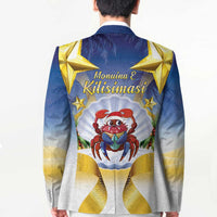 Niue Christmas Blazer Seashell Santa Beach Vibes - Polynesian Pride
