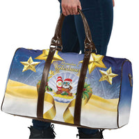 Niue Christmas Travel Bag Seashell Santa Beach Vibes - Polynesian Pride