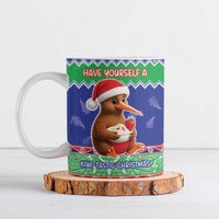 New Zealand Christmas Ceramic Mug Have Yourself A Kiwi-tastic Christmas - Polynesian Pride