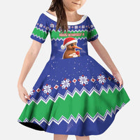New Zealand Christmas Family Matching Long Sleeve Bodycon Dress and Hawaiian Shirt Have Yourself A Kiwi-tastic Christmas - Polynesian Pride