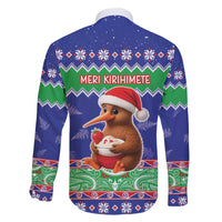 New Zealand Christmas Family Matching Off The Shoulder Long Sleeve Dress and Hawaiian Shirt Have Yourself A Kiwi-tastic Christmas - Polynesian Pride